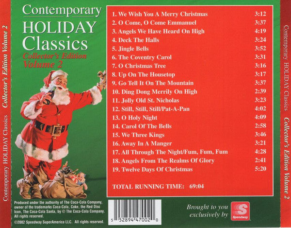 Unknown Artist : Contemporary Holiday Classics (Collector's Edition Volume 2) (CD, Album, Smplr)