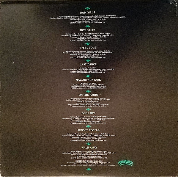 Donna Summer : Walk Away Collector's Edition (The Best Of 1977-1980) (LP, Comp, 18)