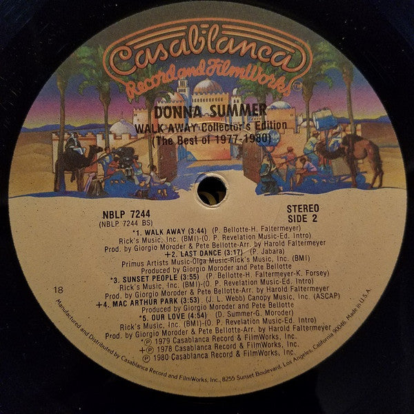 Donna Summer : Walk Away Collector's Edition (The Best Of 1977-1980) (LP, Comp, 18)
