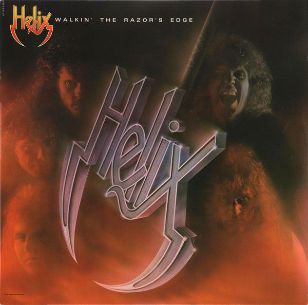 Helix (3) : Walkin' The Razor's Edge (LP, Album, Club)