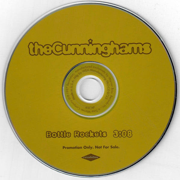 The Cunninghams : Bottle Rockets (CD, Single, Promo)