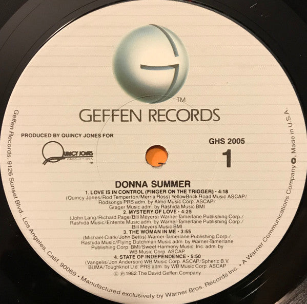 Donna Summer : Donna Summer (LP, Album, Win)