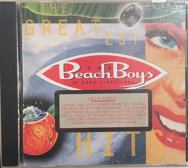 The Beach Boys : 20 Good Vibrations - The Greatest Hits (CD, Comp, Promo, RM)