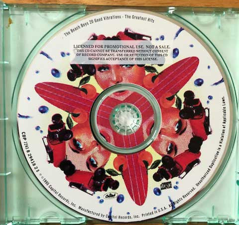 The Beach Boys : 20 Good Vibrations - The Greatest Hits (CD, Comp, Promo, RM)