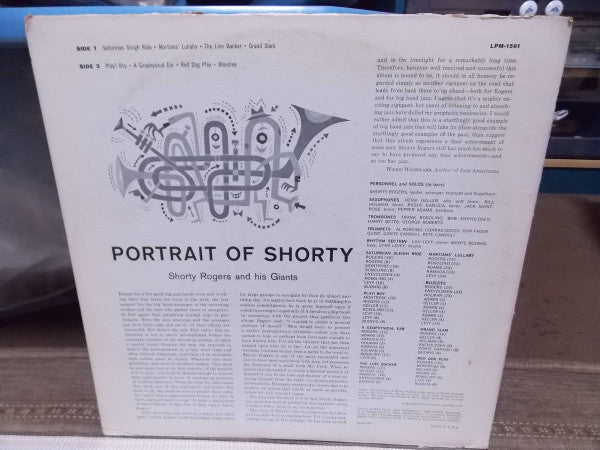 Shorty Rogers And His Giants : Portrait Of Shorty (LP, Album)
