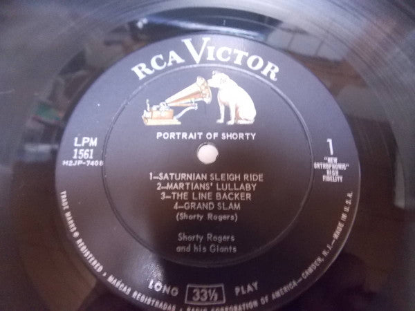 Shorty Rogers And His Giants : Portrait Of Shorty (LP, Album)