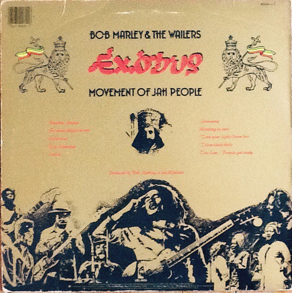 Bob Marley & The Wailers : Exodus (LP, Album, RE, RP)