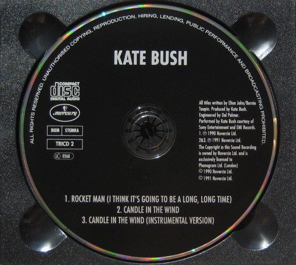 Kate Bush : Rocket Man / Candle In The Wind (CD, Single, Dig)