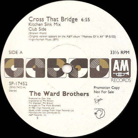 The Ward Brothers : Cross That Bridge (12", Promo)