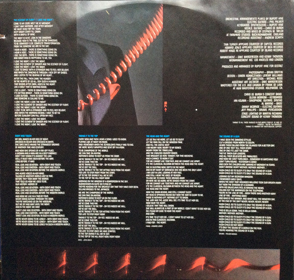 Chris De Burgh : Man On The Line (LP, Album, ℰMW)