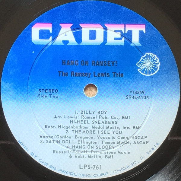 The Ramsey Lewis Trio : Hang On Ramsey! (LP, Album, Ind)