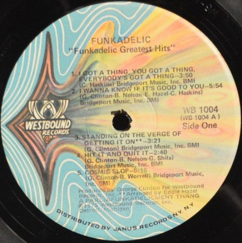 Funkadelic : Funkadelic's Greatest Hits (LP, Comp)