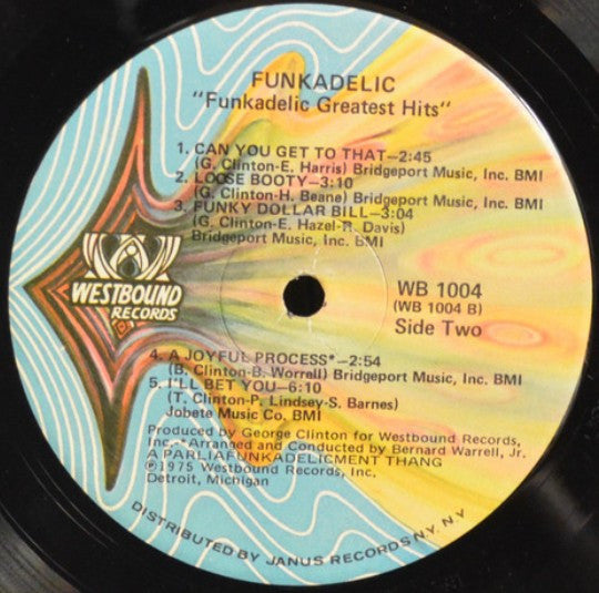 Funkadelic : Funkadelic's Greatest Hits (LP, Comp)