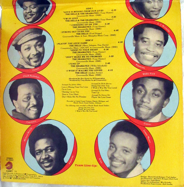 The Dells / The Dramatics : The Dells Vs. The Dramatics (LP, Album, Ter)