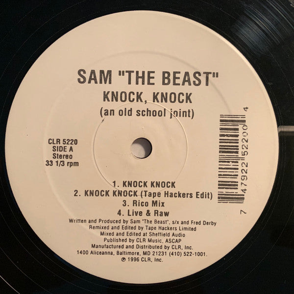 Sam "The Beast"* : Knock, Knock (An Old School Joint) (12")
