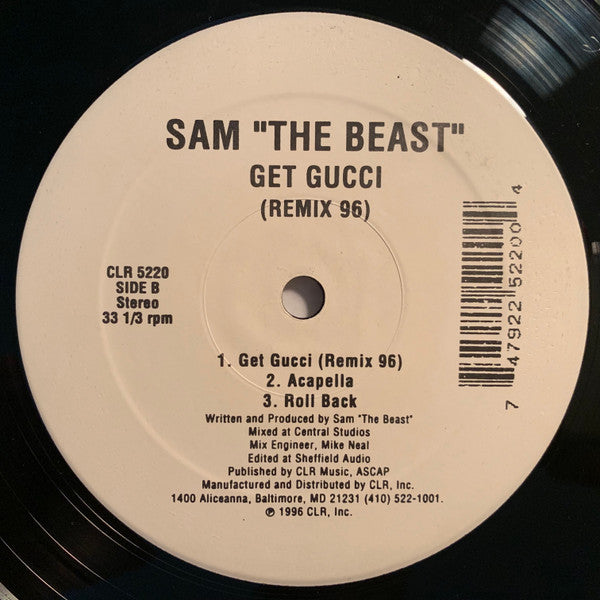 Sam "The Beast"* : Knock, Knock (An Old School Joint) (12")