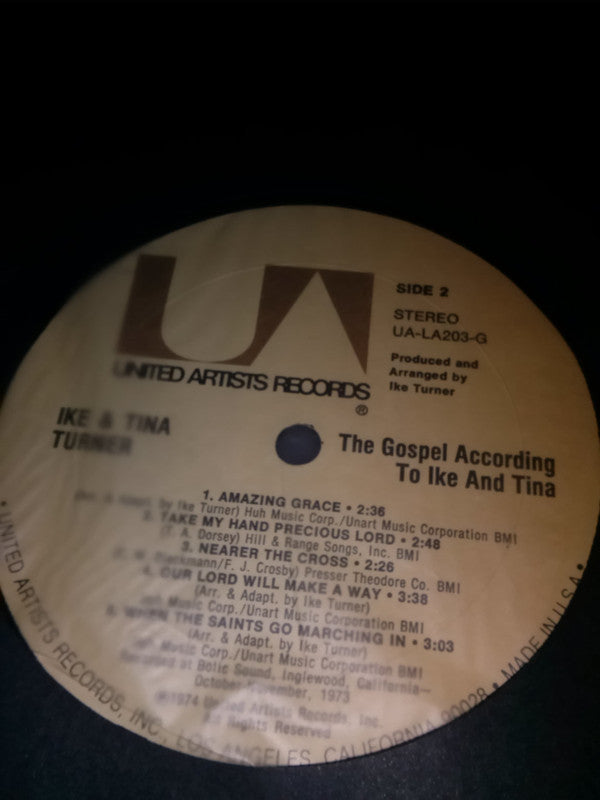 Ike & Tina Turner : The Gospel According To Ike & Tina (LP, Album)