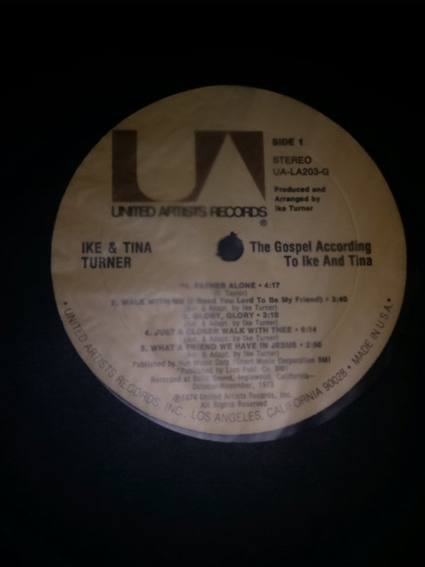 Ike & Tina Turner : The Gospel According To Ike & Tina (LP, Album)