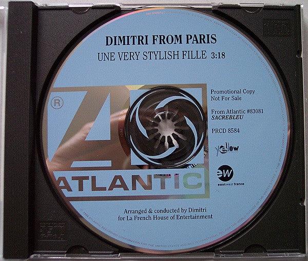Dimitri From Paris : Une Very Stylish Fille (CD, Single, Promo)