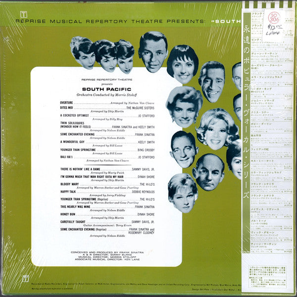 Various : Reprise Musical Repertory Theatre Presents South Pacific (LP, Comp, Promo)