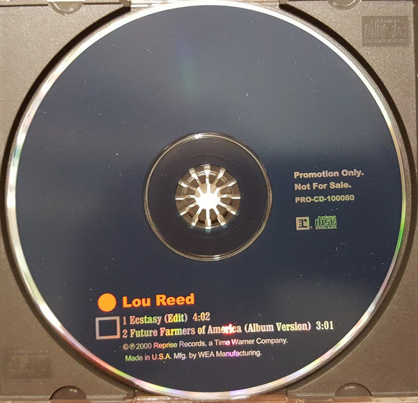 Lou Reed : Ecstasy (CD, Single, Promo)