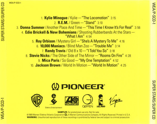 Various : Super Stars Super CD (CD, Promo, Smplr)