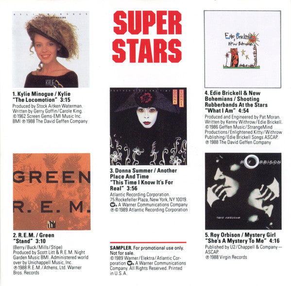 Various : Super Stars Super CD (CD, Promo, Smplr)