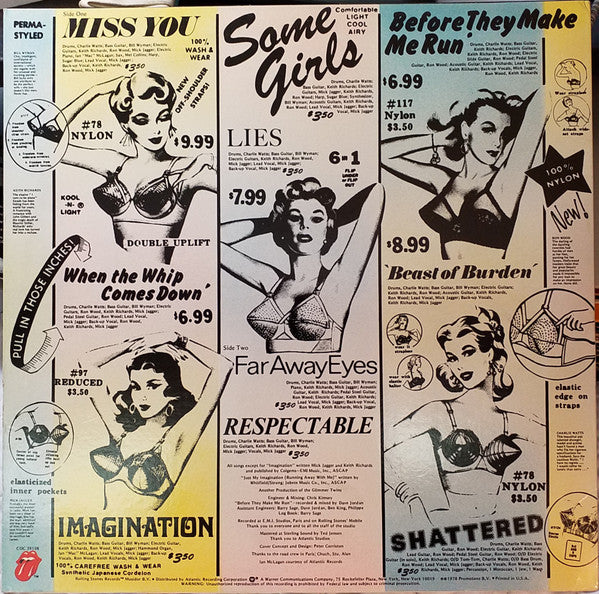 The Rolling Stones : Some Girls (LP, Album, 1st)