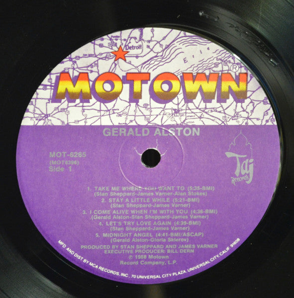 Gerald Alston : Gerald Alston (LP, Album)