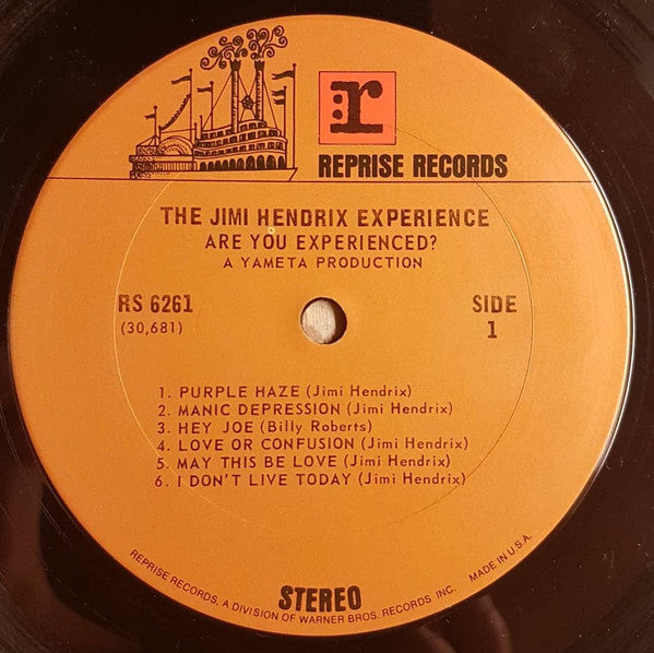 The Jimi Hendrix Experience : Are You Experienced? (LP, Album, RE, Ter)