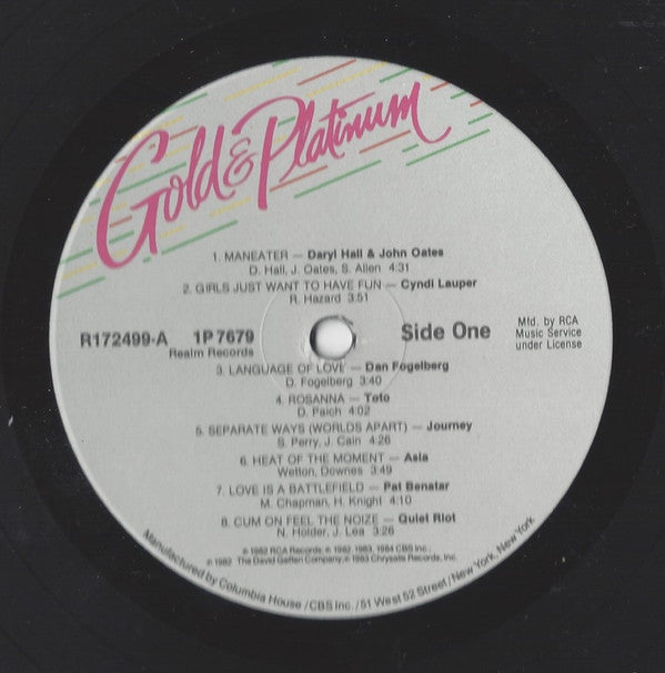 Various : Gold & Platinum (LP, Comp, Club, RCA)