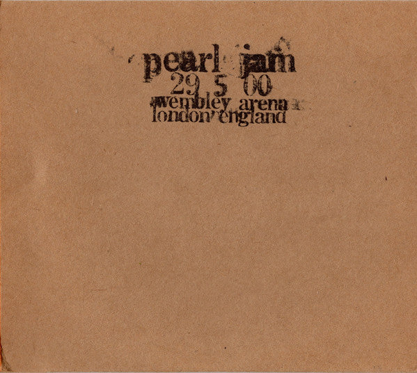 Pearl Jam : 29 5 00 - Wembley Arena - London, England (2xCD, Album, Tour)