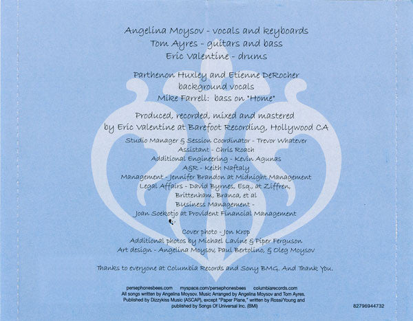Persephone's Bees : Notes From The Underworld (CD, Album)