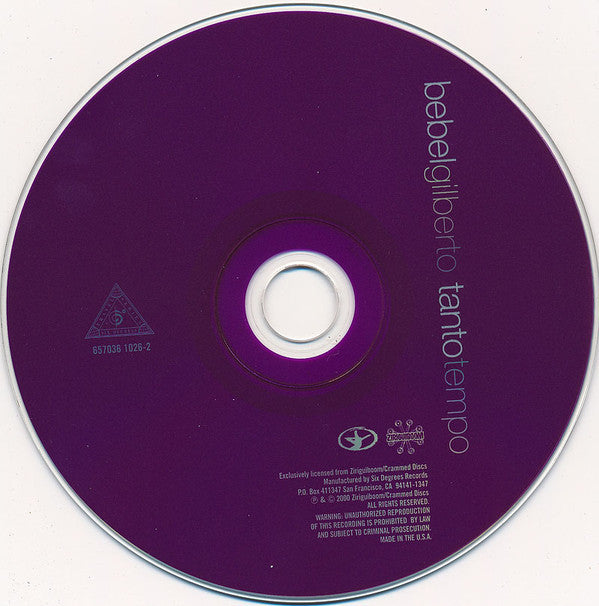 Bebel Gilberto : Tanto Tempo (CD, Album, Dig)
