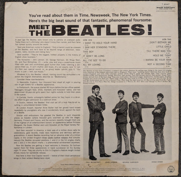The Beatles : Meet The Beatles! (LP, Album, Mono, RCA)
