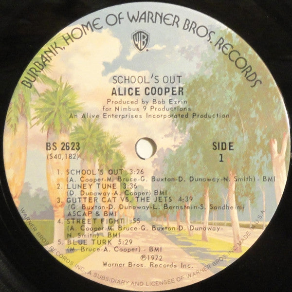 Alice Cooper : School's Out (LP, Album, RP)