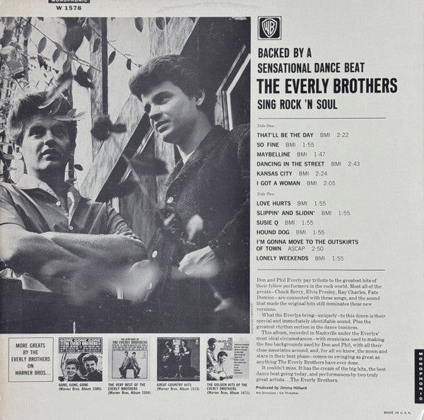 The Everly Brothers* : Rock 'n Soul (LP, Album, Mono, Ter)