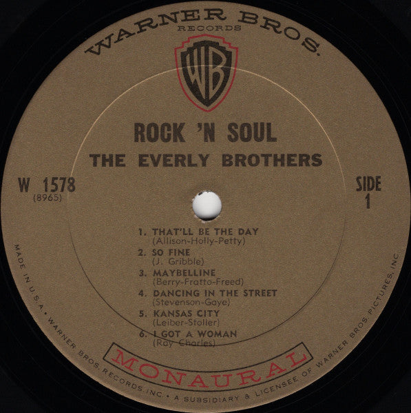The Everly Brothers* : Rock 'n Soul (LP, Album, Mono, Ter)
