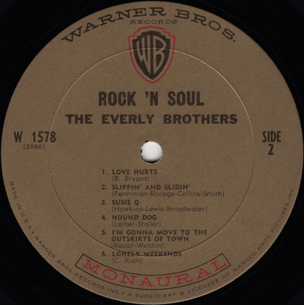 The Everly Brothers* : Rock 'n Soul (LP, Album, Mono, Ter)