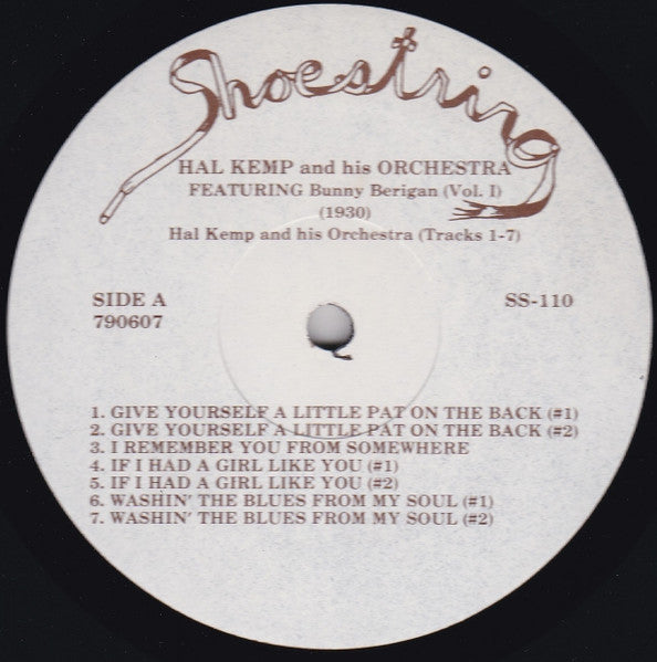 Hal Kemp And His Orchestra : Featuring Bunny Berigan - Volume I (1930) (LP)