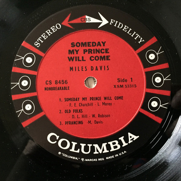 The Miles Davis Sextet : Someday My Prince Will Come (LP, Album)