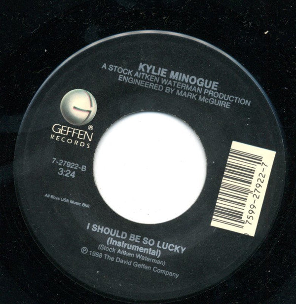 Kylie Minogue : I Should Be So Lucky (7", Single, SP )