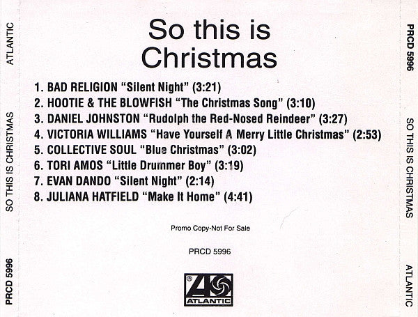 Various : So This Is Christmas (CD, Comp, Promo)