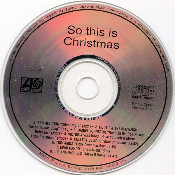 Various : So This Is Christmas (CD, Comp, Promo)