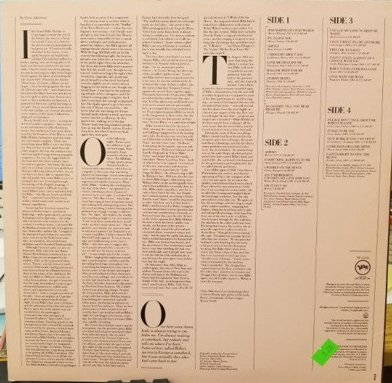 Billie Holiday : Stormy Blues (2xLP, Comp, PRC)