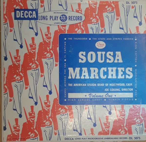 American Legion Band, Joe Colling : Sousa Marches Volume One (10", Album, RE)