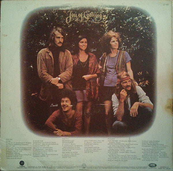 Joy Of Cooking : Joy Of Cooking (LP, Album, RE, Jac)