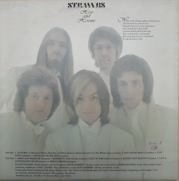 Strawbs : Hero And Heroine (LP, Album, Ter)