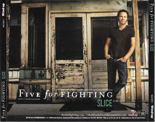 Five For Fighting : Slice (CD, Single, Promo)