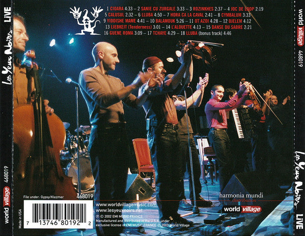 Les Yeux Noirs : Live (CD, Album)